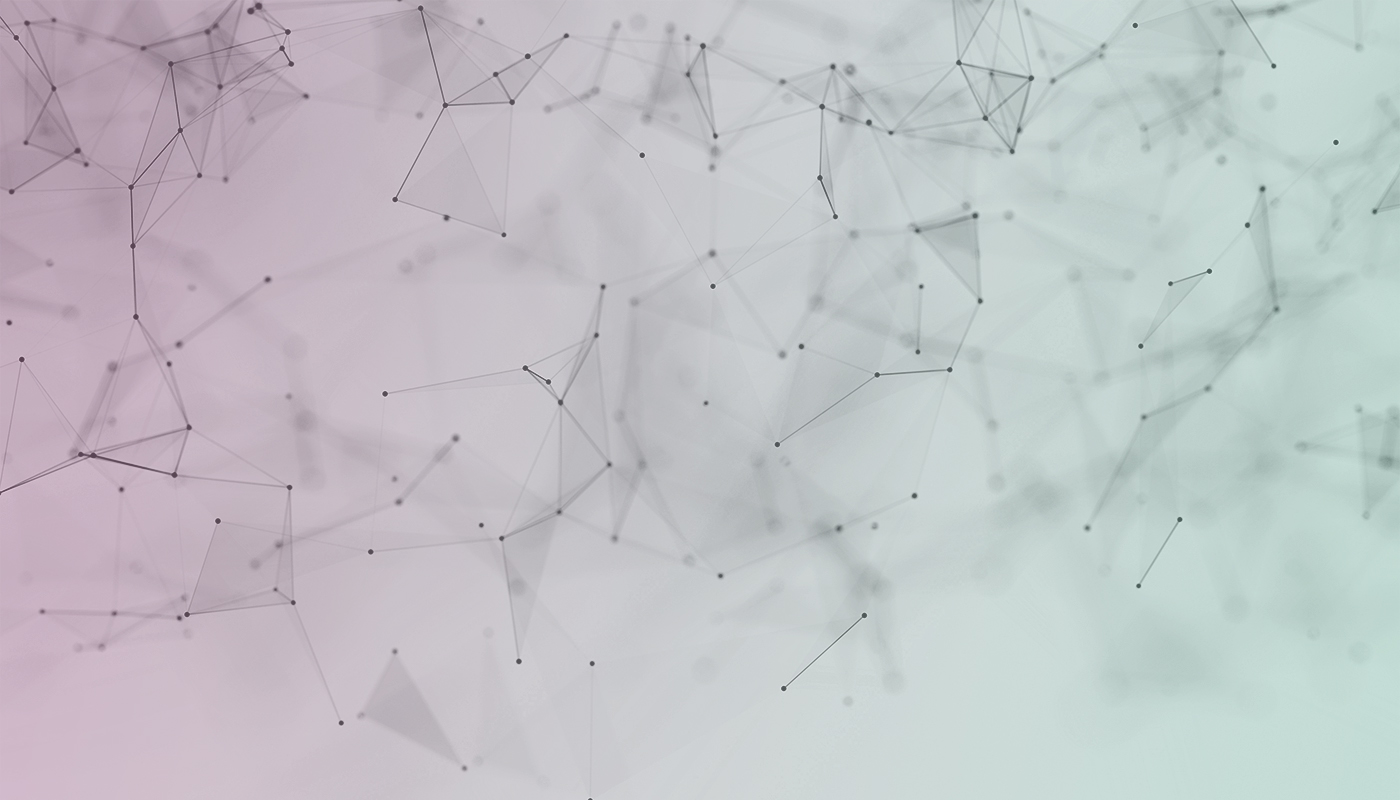 3D low poly plexus design – network communications